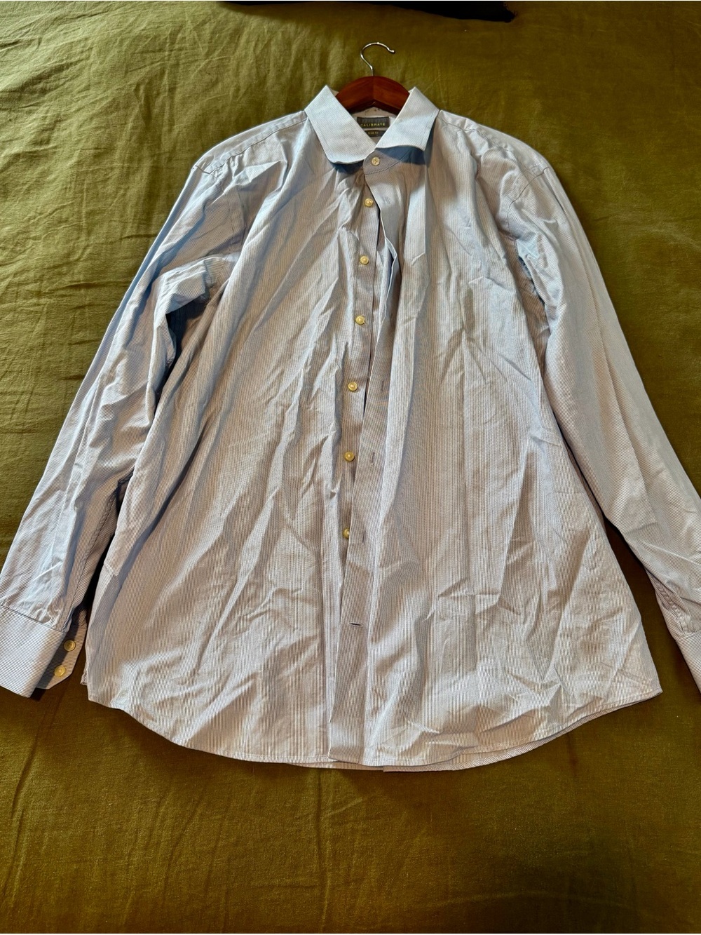 C2 by Calibrate Light Blue Men's Dress Shirt